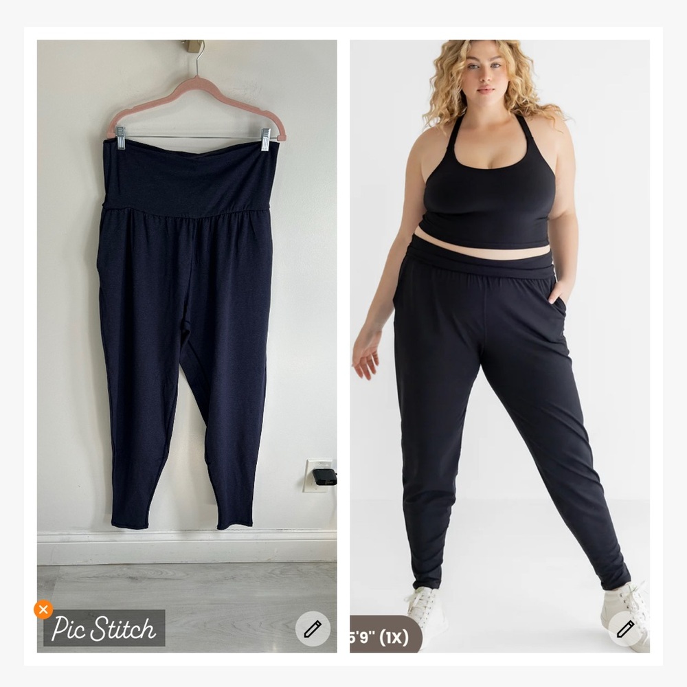 Imbodhi Pippa Pants Heathered Blue